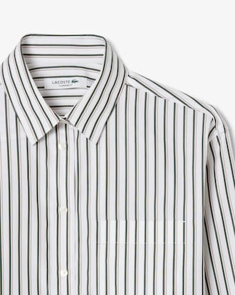 Chemise oversize en popeline de coton