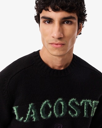 Pull laine marquage intarsia