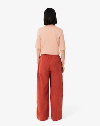 Pantalon oversize en toile de coton