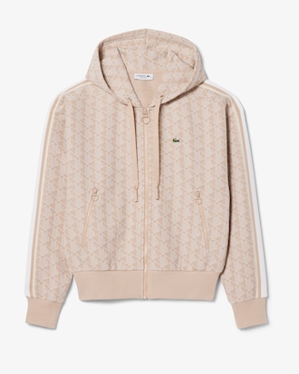 Sweatshirt &agrave; capuche jacquard monogramme