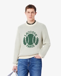 Pull coton motif héritage jacquard