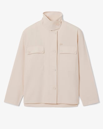 Chemise oversize laine mélangée Défilé