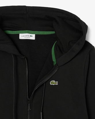Sweatshirt zippé à capuche molleton