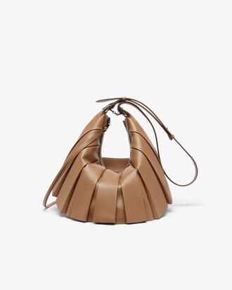 Sac hobo Lenglen XL D&eacute;fil&eacute; en cuir su&egrave;de