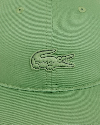 Casquette badge twill de coton
