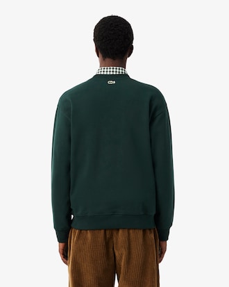 Sweatshirt molleton avec badge
