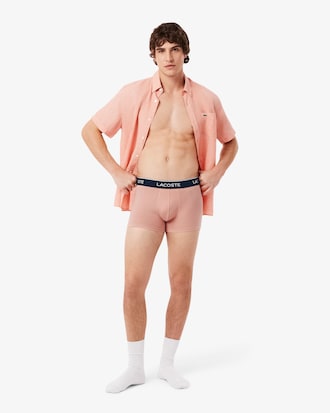 Lot de 3 boxers courts coton stretch