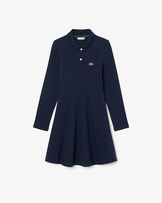 Robe manches longues en Piqué stretch