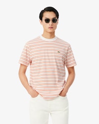 T-shirt coton &eacute;pais ray&eacute;