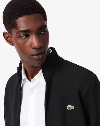 Sweatshirt zipp&eacute; molleton coton
