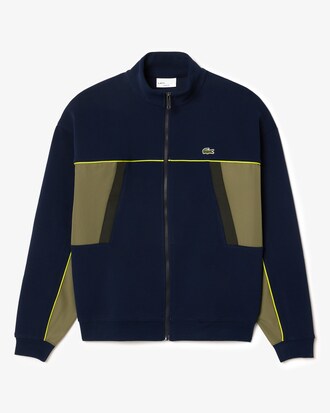 Sweatshirt zippé loose fit en Piqué Sweatshirts homme