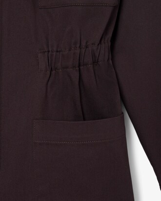 Combishort col polo gabardine stretch