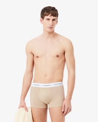 Lot de 3 boxers courts coton stretch