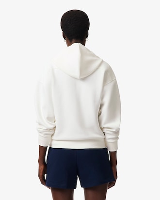 Sweatshirt &agrave; capuche zipp&eacute; en Piqu&eacute;