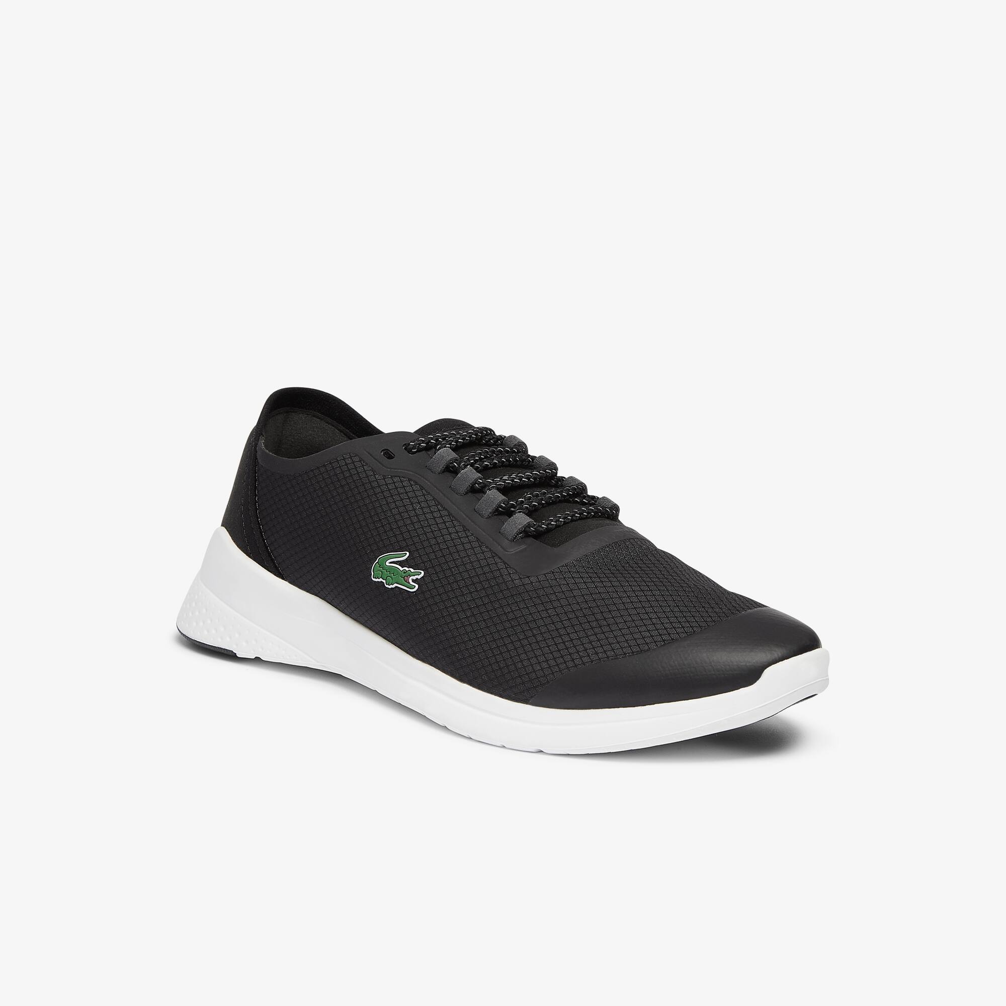Lacoste Sneakers LT Fit homme en tissu Taille 41 Noir/blanc