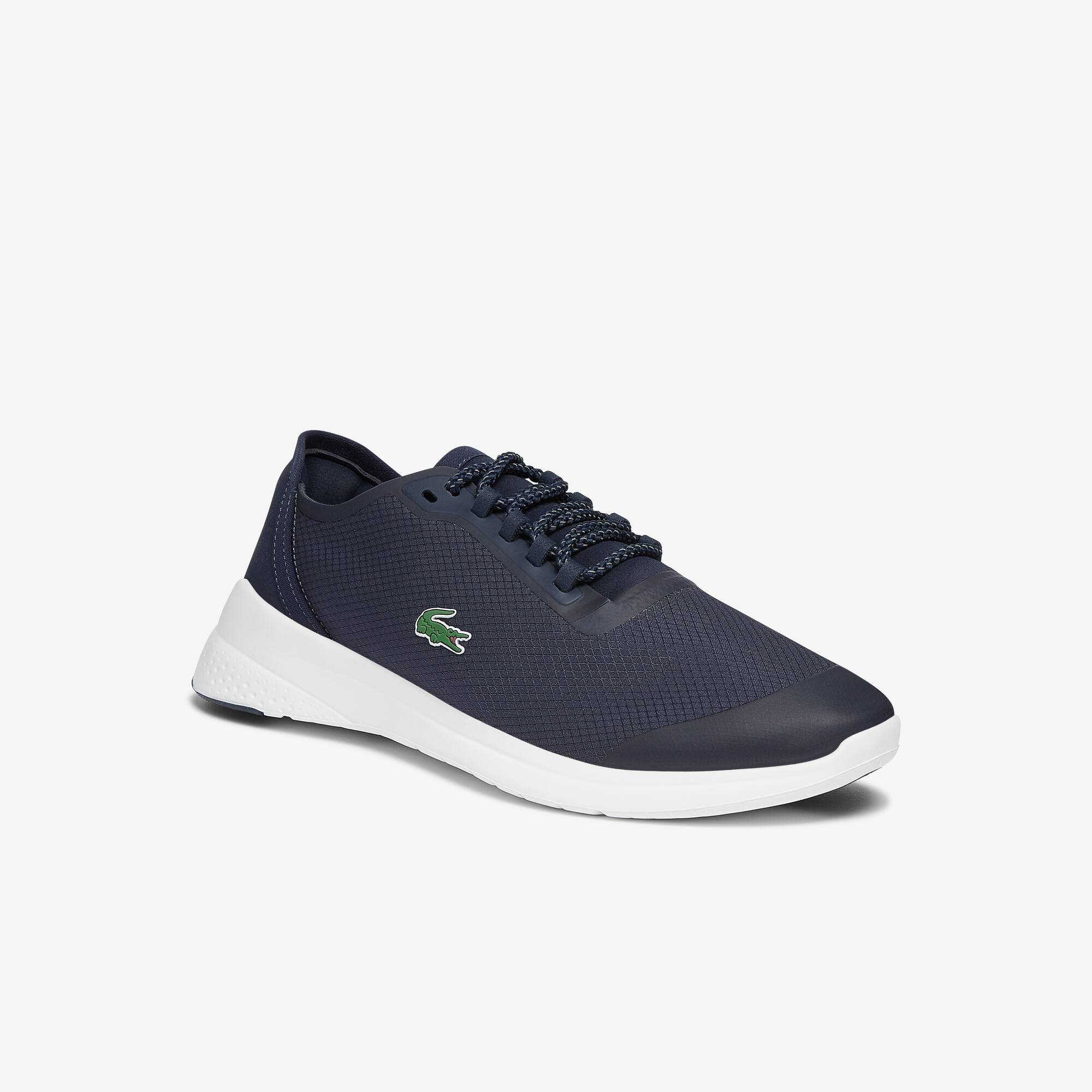 Lacoste Sneakers LT Fit homme en tissu Taille 44.5 Marine/blanc