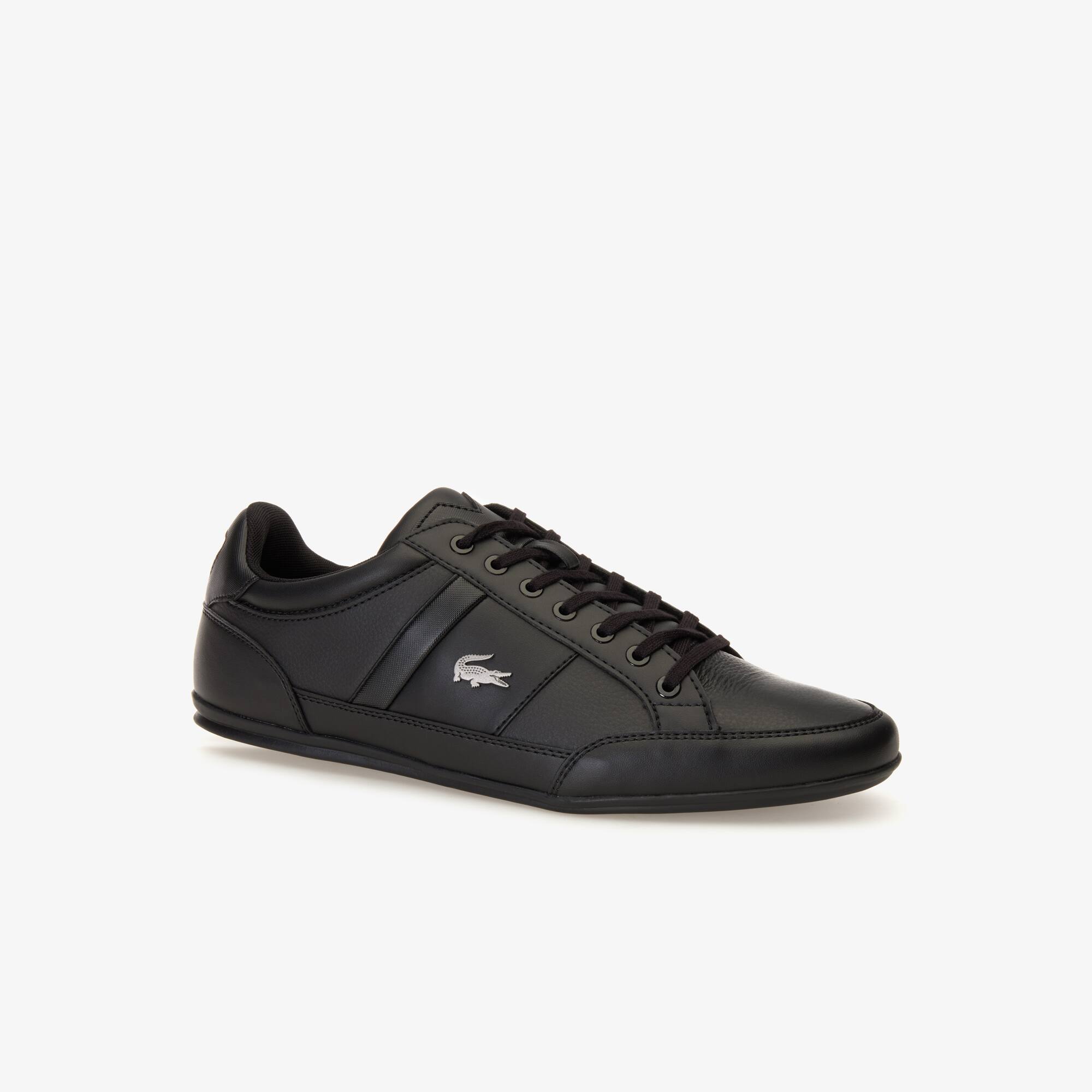 Lacoste Sneakers Chaymon homme en cuir nappa Taille 40 Noir