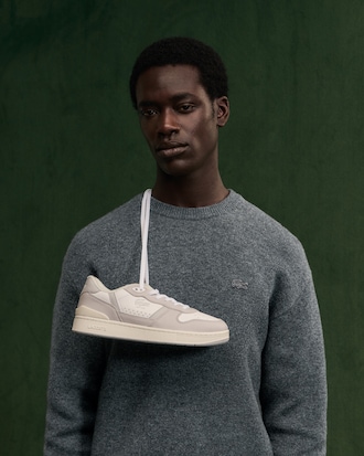 Sneakers T-Clip Set homme en cuir