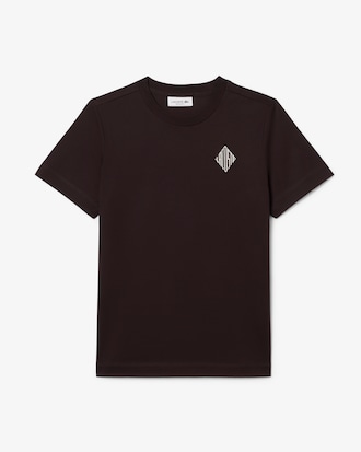 T-shirt badge coton