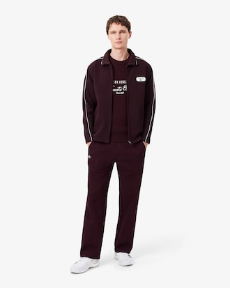 Pull col rond Tennis H&eacute;ritage laine m&eacute;lang&eacute;e
