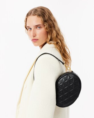 Sac ovale Maheki en cuir embossé