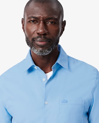 Chemise manches courtes regular fit coton