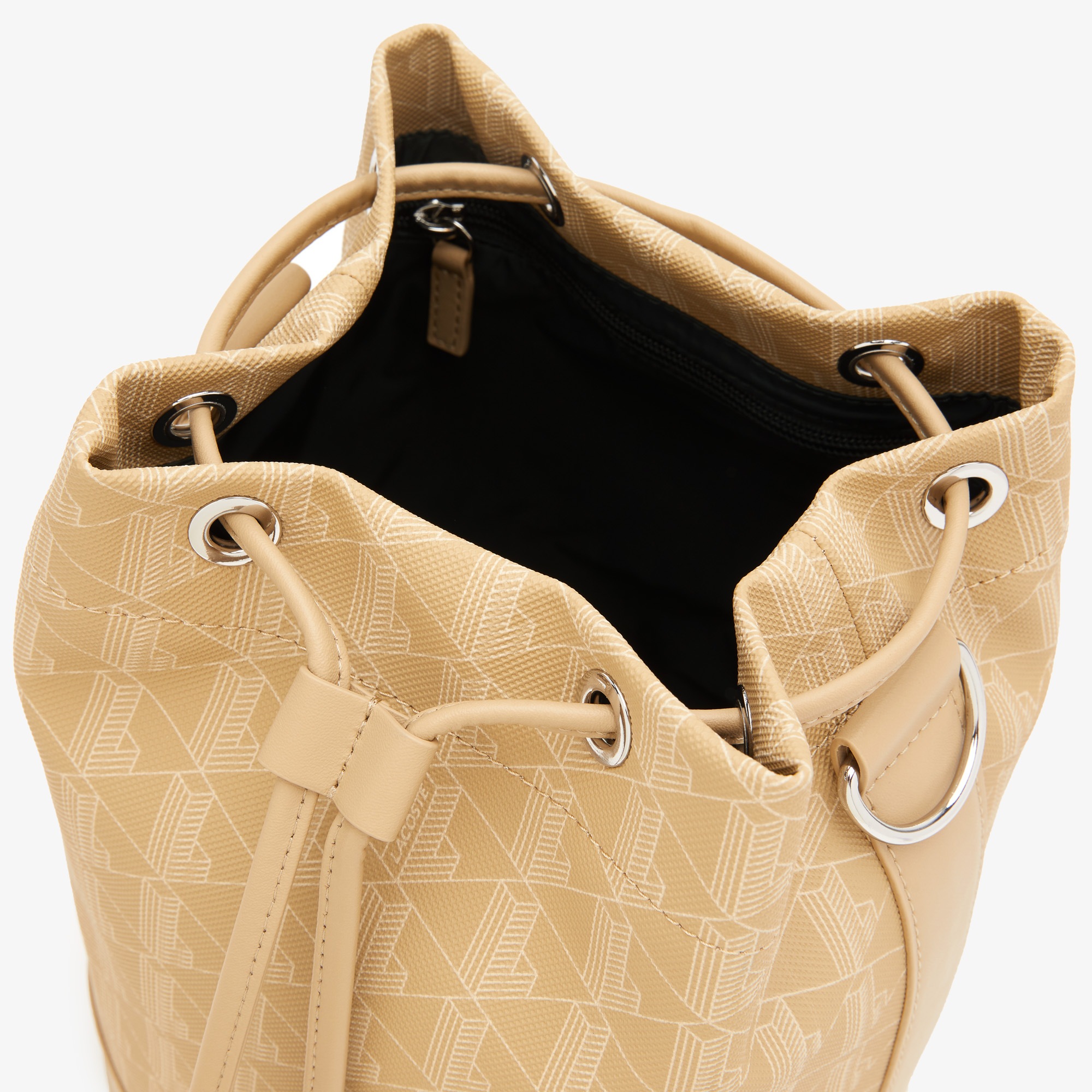 Sac seau femme Lacoste avec imprim?� monogramme - Sacs ?� bandouli?�re femme - Nouveaut?�s 2022 
