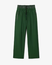 Pantalon bi-mati&egrave;re laine D&eacute;fil&eacute;