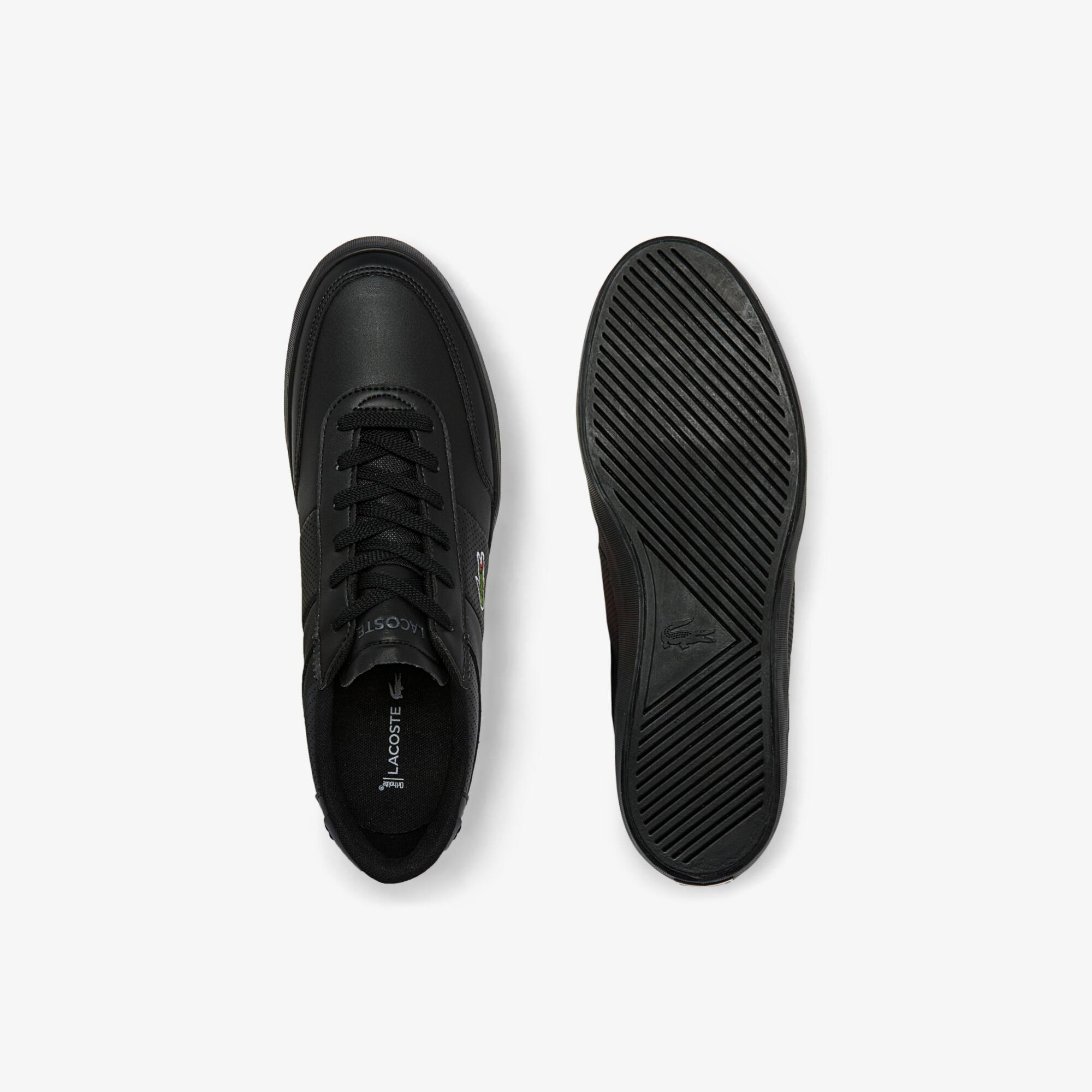Hommes Tailles UK 7 Eru 40.5 gris foncé en cuir Lacoste Cour Master 418 4 JD CMA ®