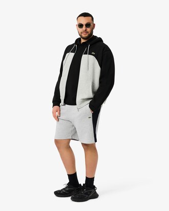 Short molleton de coton color-block