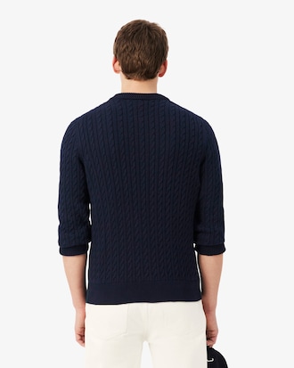 Pull torsad&eacute; coton