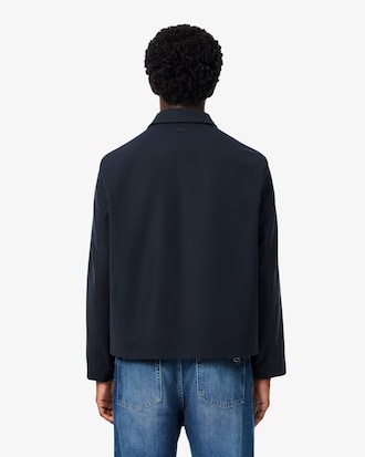 Veste twill de laine m&eacute;lang&eacute;e