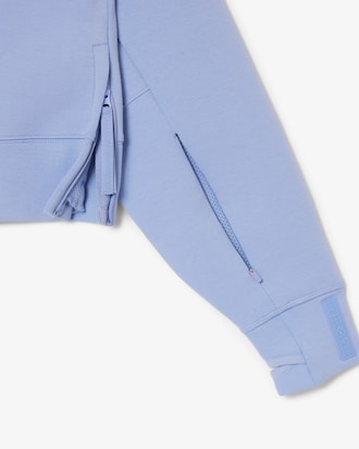 Sweatshirt à capuche court coton