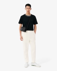 Pantalon de surv&ecirc;tement molleton tapered fit