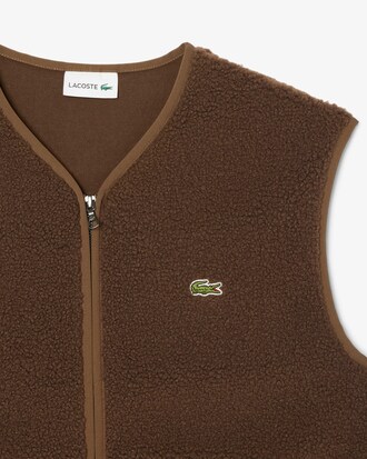 Veste sans manches sherpa
