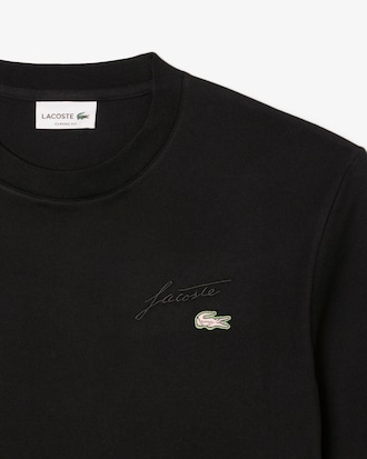 T-shirt jersey épais signature brodée