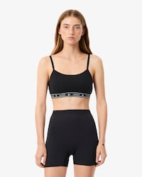 Brassi&egrave;re coton stretch bande sigl&eacute;e