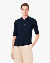 Polo L.12.D slim fit manches trois-quarts