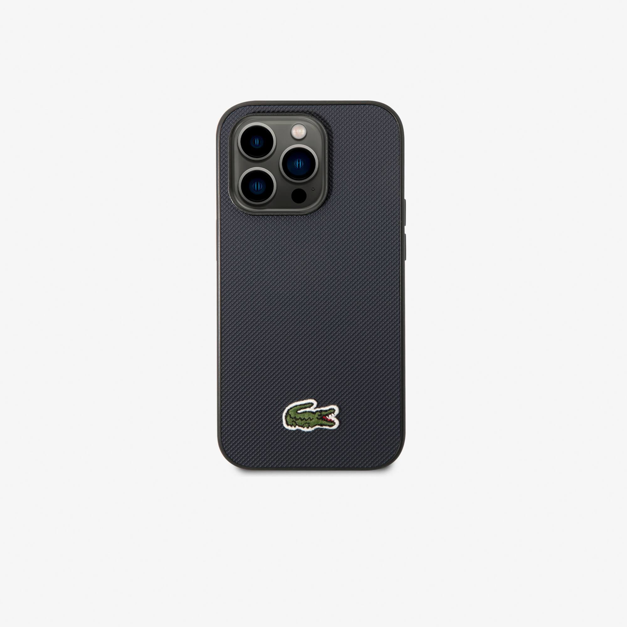 Lacoste Coque pour iPhone 14 Pro Max effet petit piqué. 1