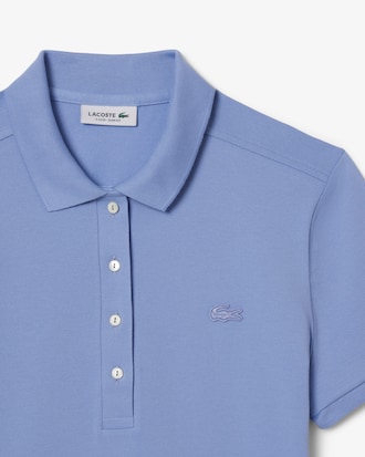 Polo L.12.D slim fit en mini piqué stretch