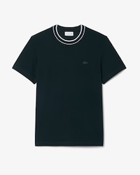 T-shirt en Piqu&eacute; stretch col ray&eacute;