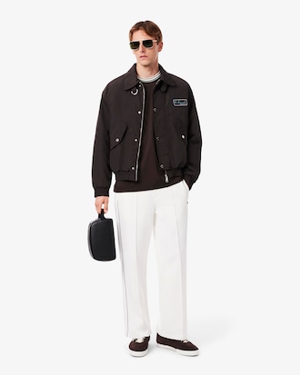 T-shirt fabriqu&eacute; en France col ray&eacute;