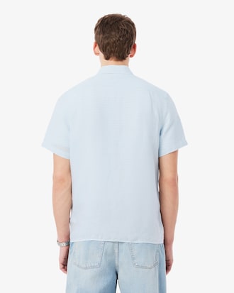 Chemise manches courtes en lin
