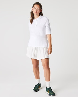 Polo L.12.D slim fit manches trois-quarts