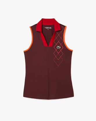 Polo Tennis slim fit sans manche Ultra Dry