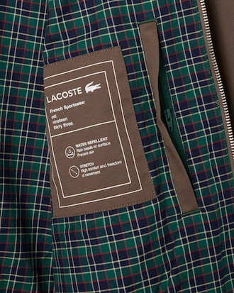 Blouson Harrington twill d&eacute;perlant