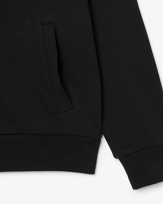 Sweatshirt zippé à capuche molleton