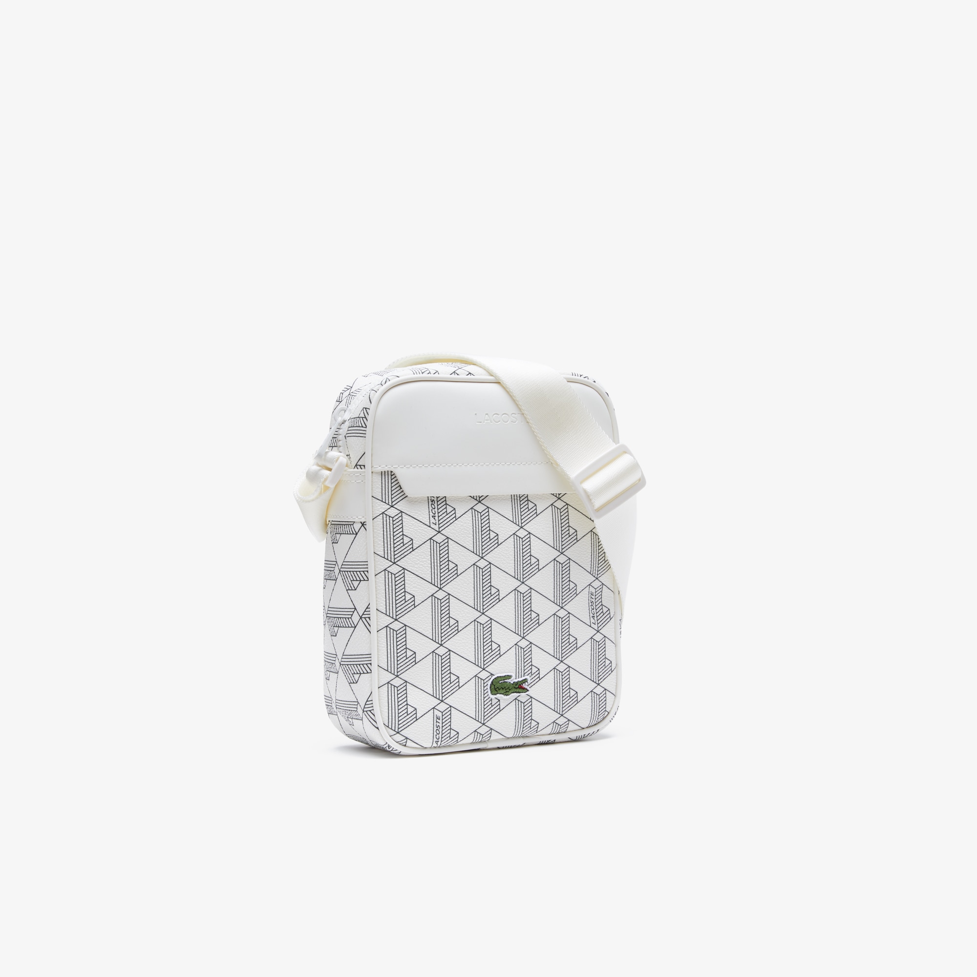 Sacoche Unisexe Lacoste Rectangulaire Avec Imprimé Monogramme