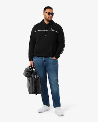 Sweatshirt classic fit bandes sigl&eacute;es