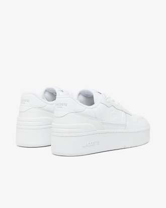 Sneakers T-Clip Platform femme en cuir